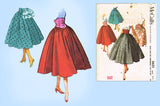 McCall 3632: 1950s Stunning Misses Full Skirt Sz 26 Waist Vintage Sewing Pattern