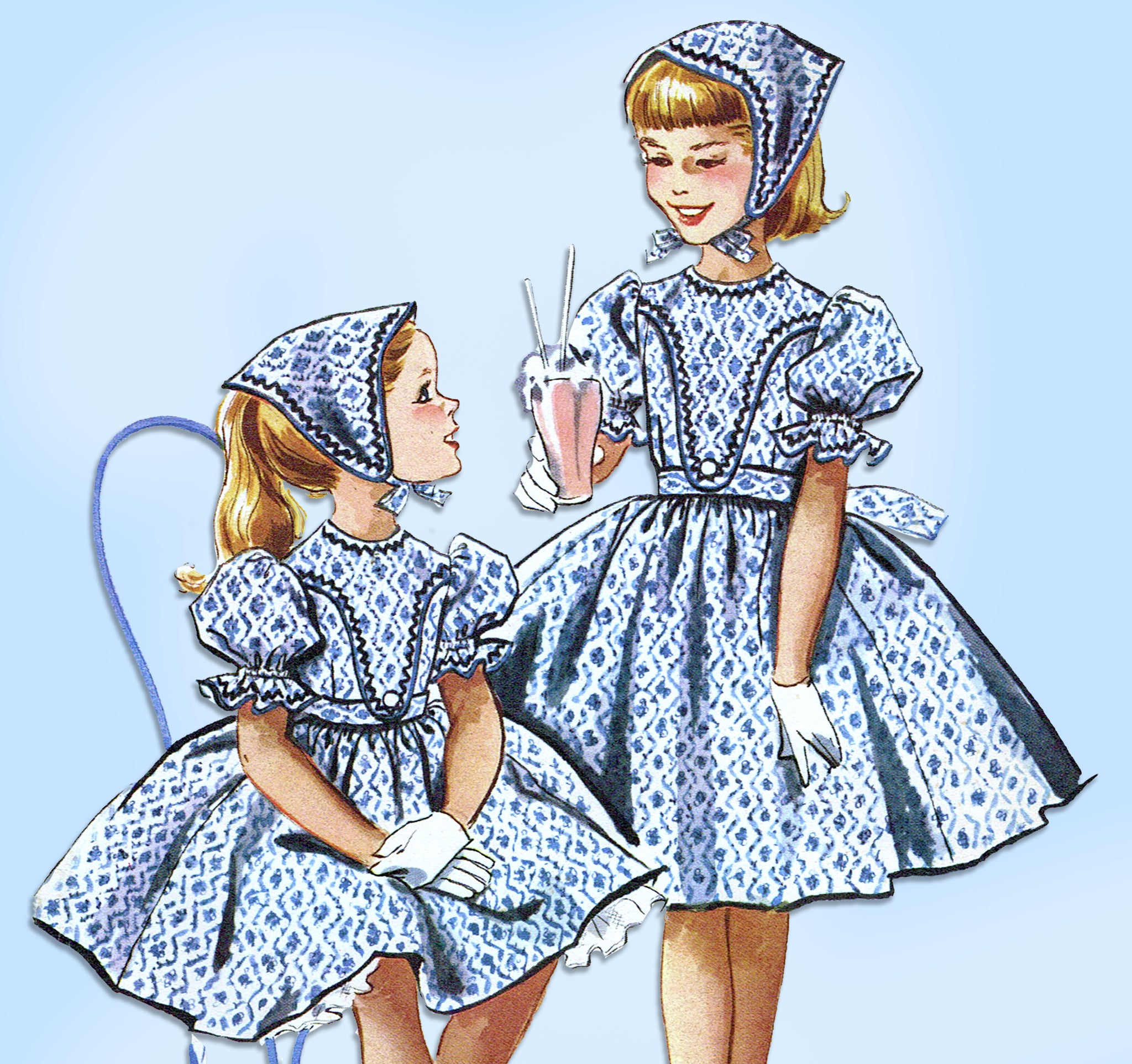 McCall's M6020 Girl's Dress Size: CCE 3-4-5-6 Used Sewing Pattern