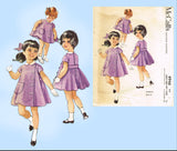 McCall's 4946: 1950s Rare Helen Lee Baby Girls Dress Sz1 Vintage Sewing Pattern