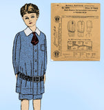 1910s Vintage McCall Sewing Pattern 4976 Uncut Toddler Boys Russian Suit Sz 4