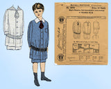 1910s Vintage McCall Sewing Pattern 4976 Uncut Toddler Boys Russian Suit Sz 4