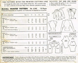 McCall 6183: 1940s Stunning Misses Raglan Blouse Sz 30 B Vintage Sewing Pattern