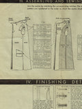 McCall 7758: 1930s Uncut Misses Long Lean Coat Sz 38 Bust Vintage Sewing Pattern