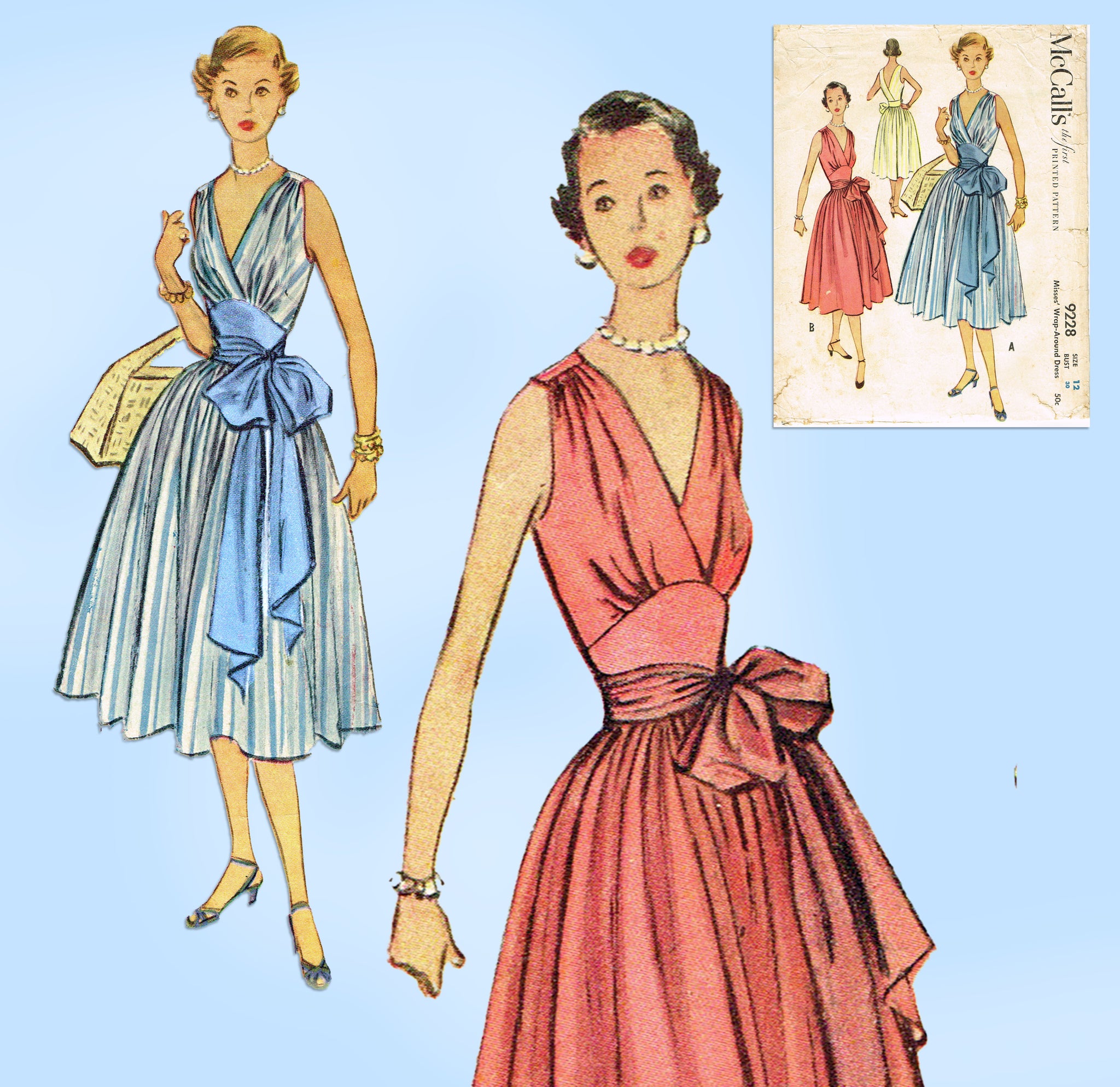 Patterns From The Past: McCall's 8139 - A Dress To Beat The Band