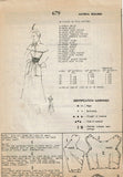 1950s Rare Uncut Vintage Modes Royale Sewing Pattern 679 Misses Dress Sz 35.5 B