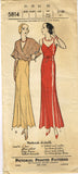 Pictorial Review 5814: Paris Designer Lelong Evening Gown Sewing Pattern Size 20