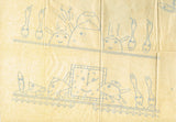 1940s Vintage Simplicity Embroidery Transfer 7150 Uncut Anthro Dish Tea Towels