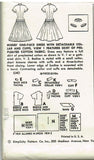 1950s Vintage Simplicity Sewing Pattern 1040 Misses' Dress Size 16 Uncut!