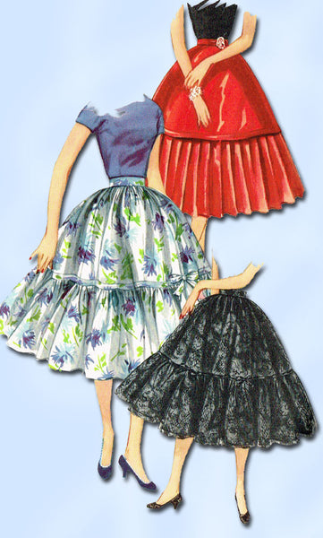 1950s Vintage Simplicity Sewing Pattern 1130 Uncut Misses' Skirt Size –  Vintage4me2