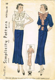 Simplicity 1478 Misses Three Piece Suit Pattern