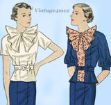 Simplicity 1478: 1930s Uncut Misses 3 Piece Suit Sz 38 B Vintage Sewing Pattern