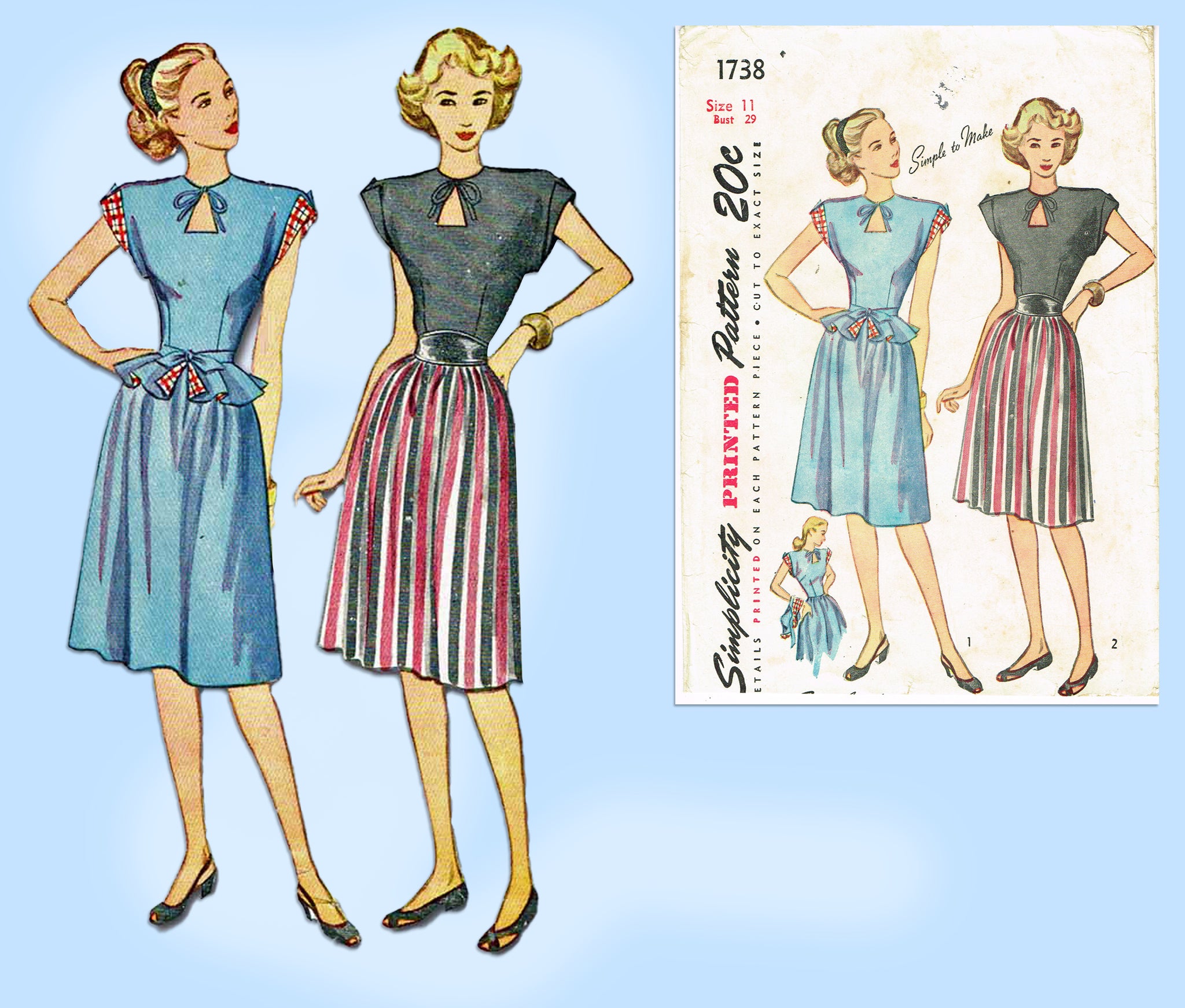 Simplicity 6293 vintage 1974 sewing pattern misses pant suit size 14 UNCUT