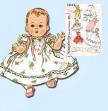 1950s Vintage Simplicity Sewing Pattern 1844 Tiny Tears 20 Inch Doll Clothes