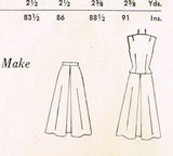 Simplicity 2757: 1940s Misses Skirt & Weskit Sz 32 B Vintage Sewing Pattern