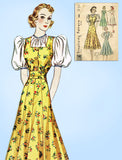 Simplicity 2805: 1930s Uncut Misses Sun Dress Jumper 34B Vintage Sewing Pattern - Vintage4me2