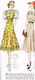 Simplicity 2805: 1930s Uncut Misses Sun Dress Jumper 34B Vintage Sewing Pattern - Vintage4me2