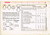 Simplicity 3501: 1960s Baby Play Apron & Bloomers Sz 6mos Vintage Sewing Pattern