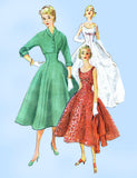 1950s Vintage Simplicity Sewing Pattern 4782 Uncut Misses Wedding Dress Sz 32 B