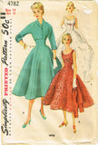 1950s Vintage Simplicity Sewing Pattern 4782 Uncut Misses Wedding Dress Sz 32 B