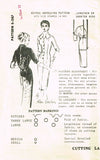 1950s Vintage Spadea Designer Sewing Pattern S-287 Misses Coat Dress Size 12 35B