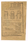 1910s Original Standard New Idea Pattern 2645 Toddler Girls Edwardian Dress Sz 4