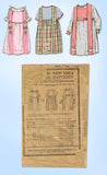 1910s Original Standard New Idea Pattern 2645 Toddler Girls Edwardian Dress Sz 4