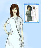 1960s Vintage Vogue Americana Sewing Pattern 1830 Uncut Bill Blass Dress Sz 36 B