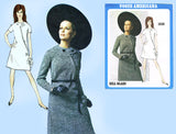 1960s Vintage Vogue Americana Sewing Pattern 1830 Uncut Bill Blass Dress Sz 36 B