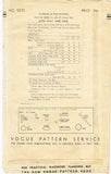 Vogue 5272: 1940s Rare Misses Pillbox Hat and Purse Vintage Sewing Pattern