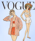 1950s Original Vintage Vogue Pattern 8867 Uncut Misses 2 Piece Bathing Suit 32 B