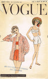 1950s Original Vintage Vogue Pattern 8867 Uncut Misses 2 Piece Bathing Suit 32 B