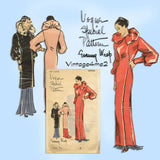 Vogue Special 3738: 1930s Misses Evening Coat Stunning Vintage Sewing Pattern - Vintage4me2