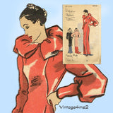 Vogue Special 3738: 1930s Misses Evening Coat Stunning Vintage Sewing Pattern - Vintage4me2