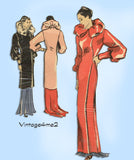 Vogue Special 3738: 1930s Misses Evening Coat Stunning Vintage Sewing Pattern - Vintage4me2