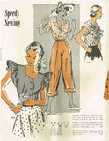 1940s Rare Anne Adams Mail Order Sewing Pattern 24 Page Catalog Summer 1949