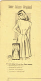 1940s Vintage Anne Adams Sewing Pattern 4567 Uncut Misses WWII Dress Sz 17 35B - Vintage4me2