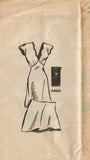 Anne Adams 4603: 1940s Stunning Misses Nightgown Sz 32 B Vintage Sewing Pattern