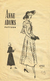 1950s Original Vintage Anne Adams Sewing Pattern 4702 Misses Bolero Suit Sz 34 B