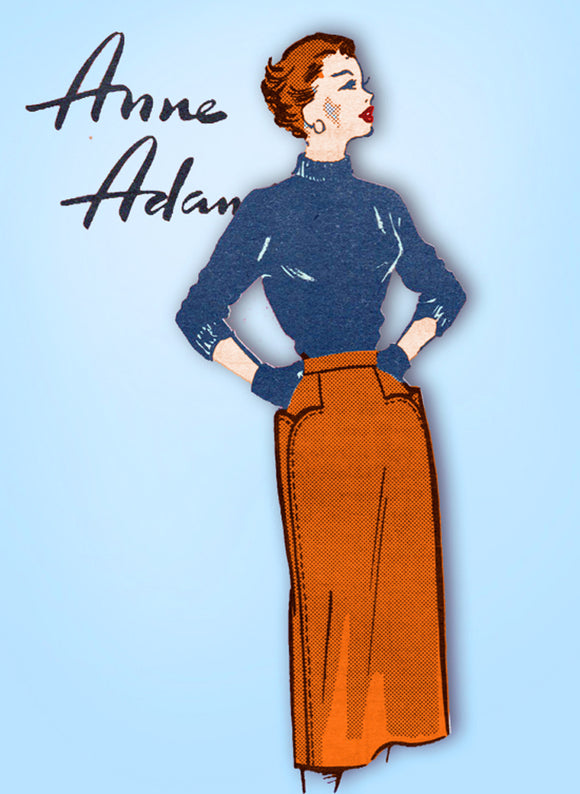 1950s Vintage Mail Order Sewing Pattern 4579 Rockabilly Dress Sz 40 B –  Vintage4me2