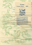 1940s Alice Brooks Embroidery Transfer 6695 Uncut X-Stitch Bird Pillowcases