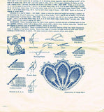 1940s VTG Alice Brooks Embroidery Transfer 7441 Uncut Garden Girl Pillowcases