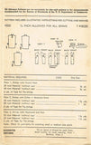 1940s Vintage Misses' WWII Dickie 1945 Advance VTG Sewing Pattern 4500 Fits All