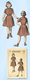 1950s VTG Advance Sewing Pattern 780 Rare Girls Brownie Uniform Dress Size 6