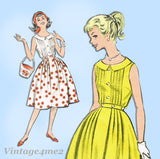 Advance 9037: 1950s Uncut Teen Skirt & Blouse Sz 32 B Vintage Sewing Pattern