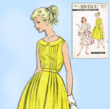 Advance 9037: 1950s Uncut Teen Skirt & Blouse Sz 32 B Vintage Sewing Pattern