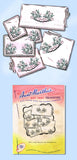 1960s Uncut Aunt Marthas Embroidery Transfer 3662 Lazy Daisy Butterflies Pcases