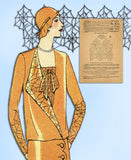 1920s Vintage Butterick Embroidery Transfer 10741 Uncut Spider Web Beading Motifs