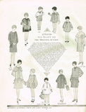 1920s Vintage Butterick Sewing Pattern 1259 Uncut Girls Flapper Dress Sz 12 29B