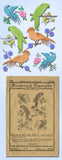 1920s Vintage Butterick Embroidery Transfer 131 Exotic Bird Motifs Clothes Trim - Vintage4me2