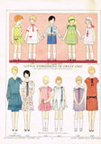 1920s VTG Butterick Sewing Pattern 1399 Uncut Junior Girls Flappper Dress Sz 31B